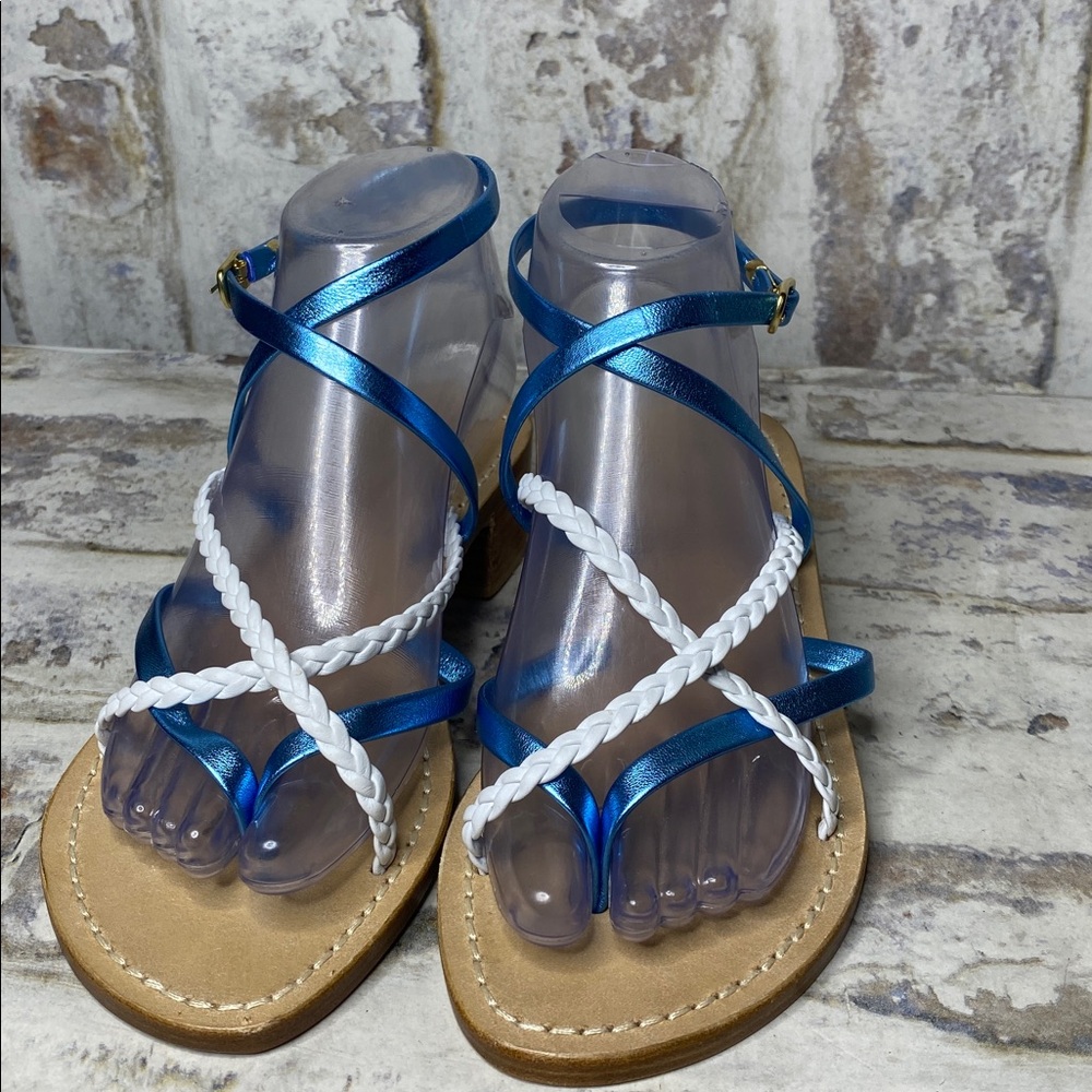 Corcione Sorrento Braided Wrap Around Sandals View 3